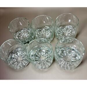 Set of 6 Bormioli Rocco Galassia Shot Glasses Clear  Barware Made in Italy